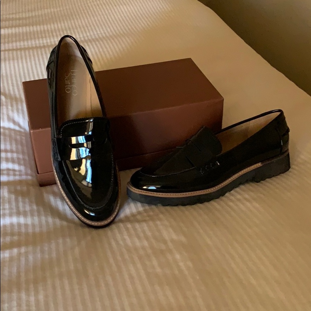 Black loafers